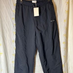 WILO The Label Parachute Pants Large Baggy Drill Windbreaker New With Tags